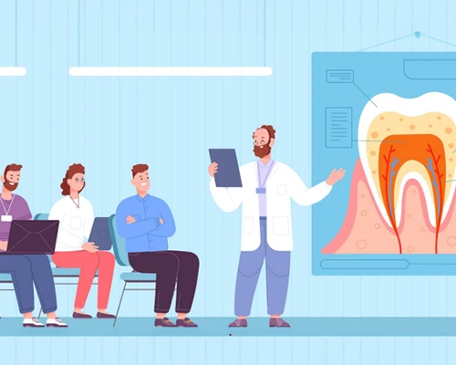 Lewis Gelmon presenting the Good Leasing Guidelines program for dental practices with Acuity Negotiations