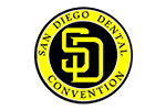 San Diego Dental Convention logo, highlighting Aaron Gelmon’s participation as a speaker. Caption: Featured at the San Diego Dental Convention